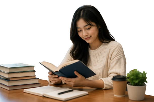 Ilustrasi rak buku SIBI